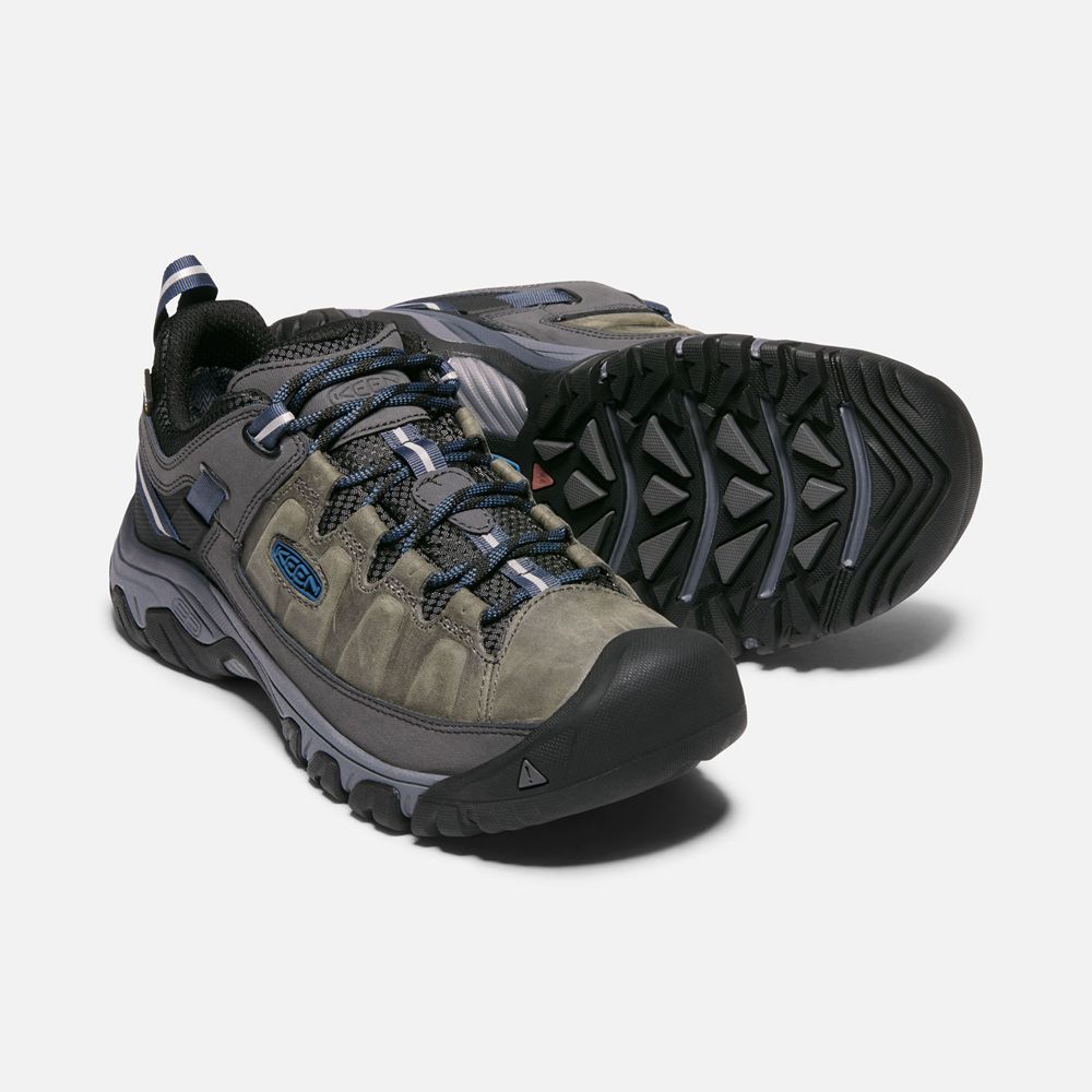 Zapatos de Seguridad Keen Mexico Negros Marrom - Hombre Targhee Iii Waterproof - SC8130465